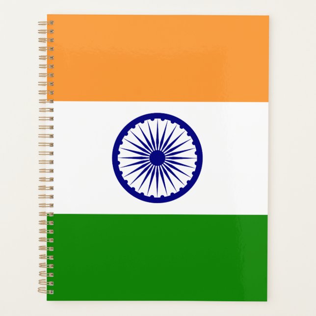 Flag of India Planner (Front)
