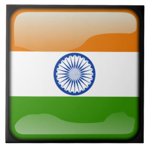 Flag of India Tile