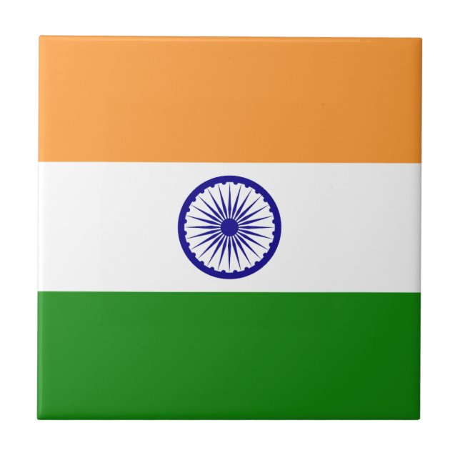 Flag of India Tile (Front)