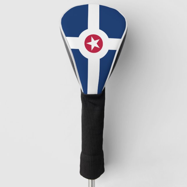 Flag of Indianapolis, Indiana Golf Head Cover (Front)