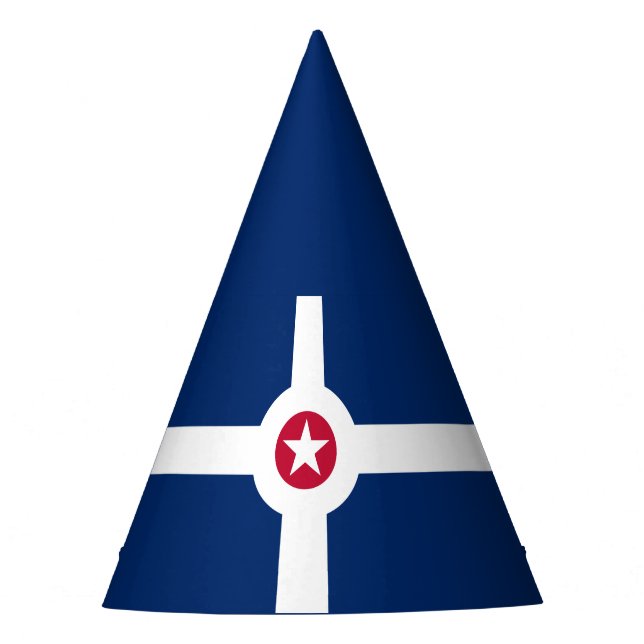 Flag of Indianapolis, Indiana Party Hat (Front)
