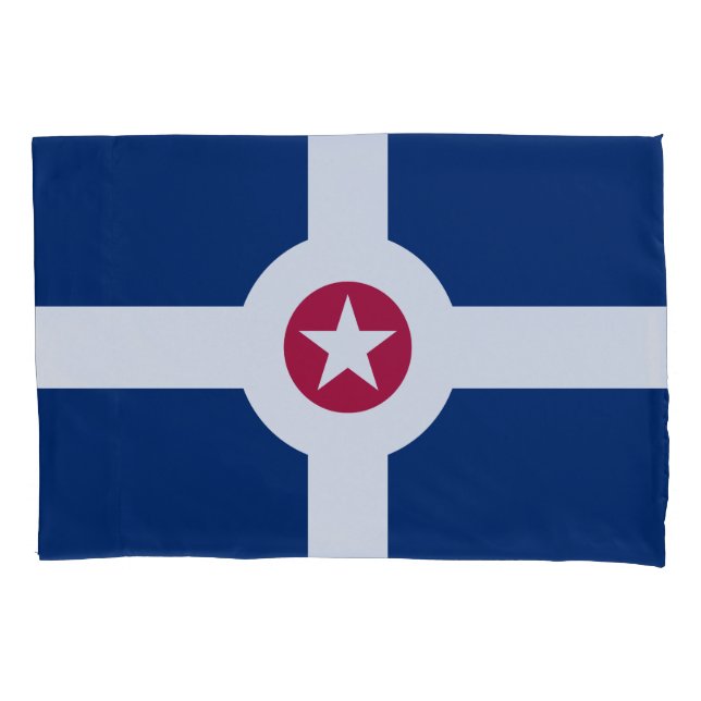 Flag of Indianapolis, Indiana Pillow Case (Front)