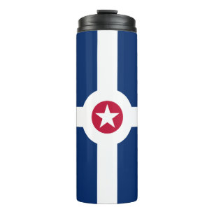Flag of Indianapolis, Indiana Thermal Tumbler