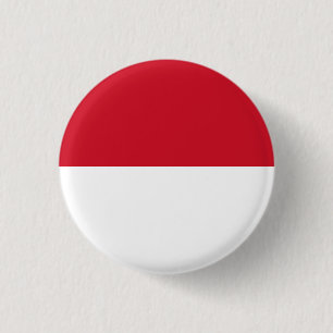 Flag of Indonesia 3 Cm Round Badge