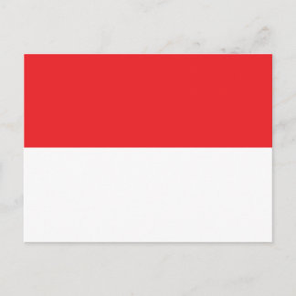 Flag of Indonesia Postcard