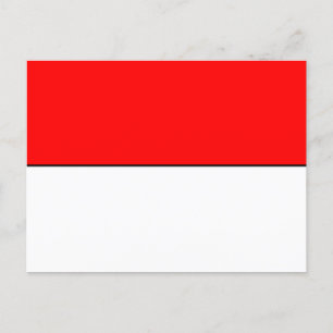 Flag of Indonesia Postcard