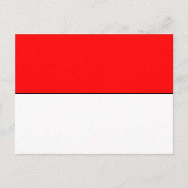 Flag of Indonesia Postcard (Front)