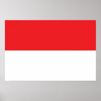 Flag of Indonesia Poster
