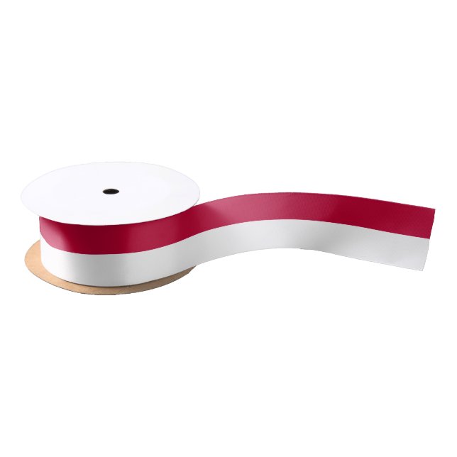 Flag of Indonesia Satin Ribbon (Spool)