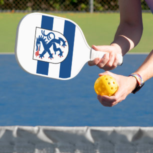 Flag of Ingolstadt, Bavaria - GERMANY Pickleball Paddle