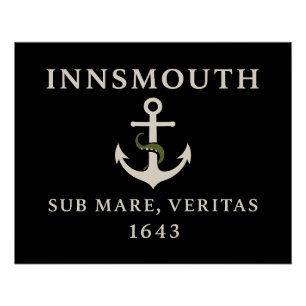 Flag of Innsmouth – "Sub Mare, Veritas" Est. 1643 Poster