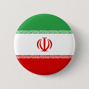 Flag of Iran 6 Cm Round Badge
