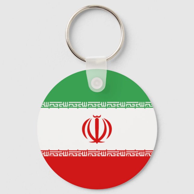 Flag of Iran Key Ring (Front)