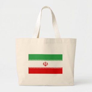 Flag of Iran Large Tote Bag