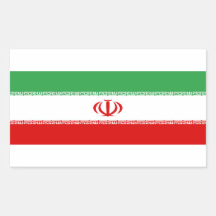 Flag of Iran Rectangular Sticker