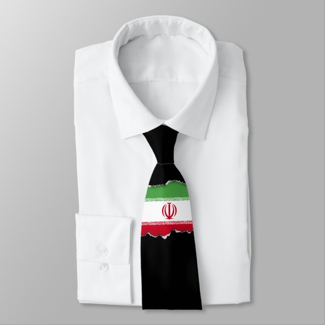 Flag of Iran Tie (Tied)