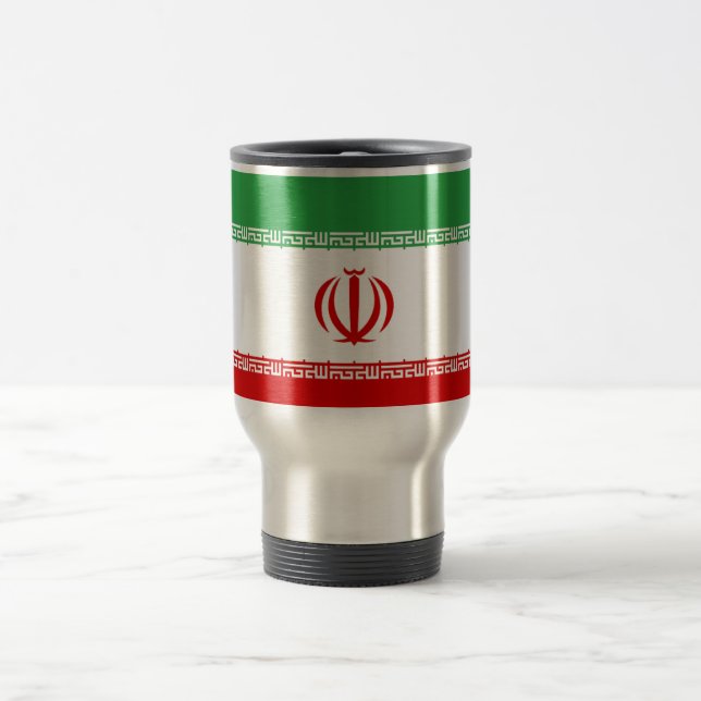 Flag of Iran Travel Mug (Center)