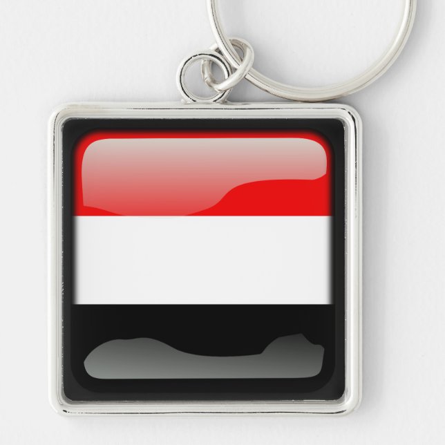 Flag of Iraq Key Ring (Front)