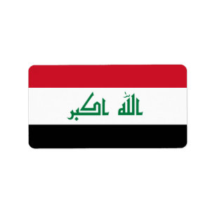 Flag of Iraq Labels