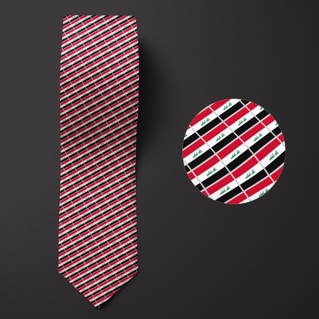 Flag of Iraq Pattern Tie (Creator Uploaded)