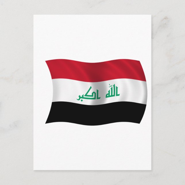 Flag of Iraq Postcard (Front)