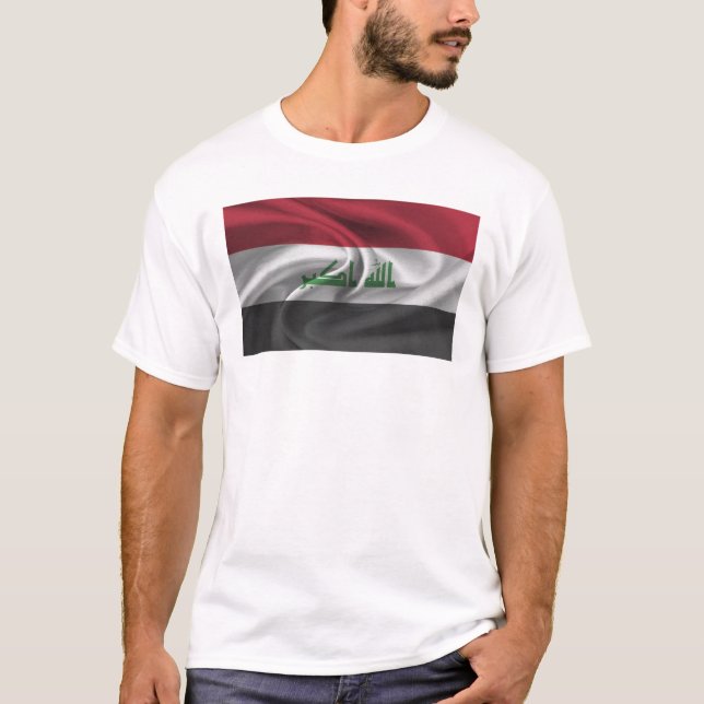 Flag Of Iraq T-Shirt (Front)
