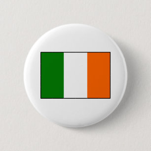 Flag of Ireland 6 Cm Round Badge