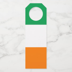 Flag of Ireland Bottle Tag