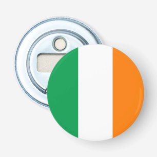 Flag of Ireland Button Bottle Opener