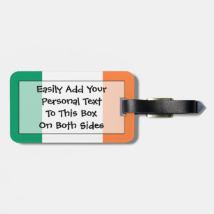 Flag of Ireland Easy ID Personal Luggage Tag