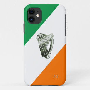 Flag of Ireland Green Chrome Harp iPhone 5 Case