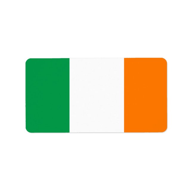 Flag of Ireland Labels (Front)
