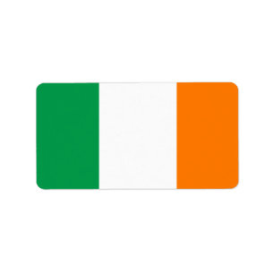 Flag of Ireland Labels