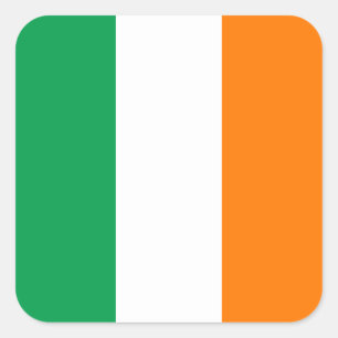 Flag of Ireland Large Square Sticker