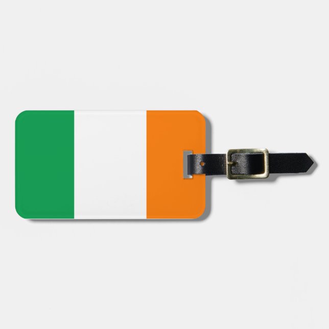 Flag of Ireland Luggage Tag (Front Horizontal)