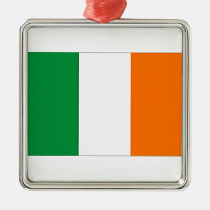 Flag of Ireland Metal Tree Decoration