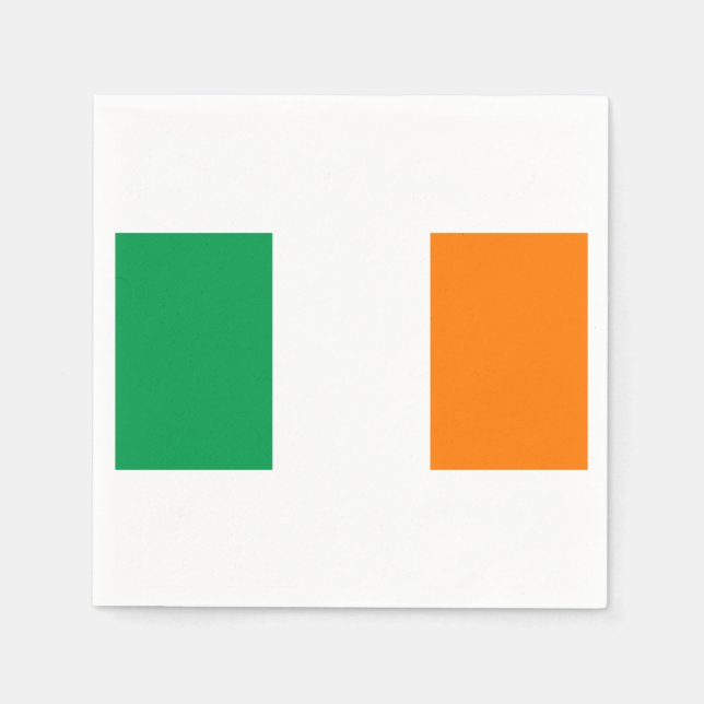 Flag of Ireland Paper Napkins (Front)