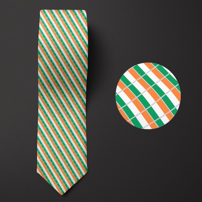 Flag of Ireland Pattern Tie (Creator Uploaded)