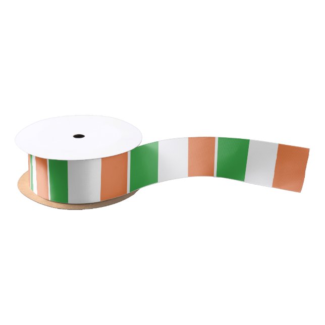 Flag of Ireland Satin Ribbon (Spool)