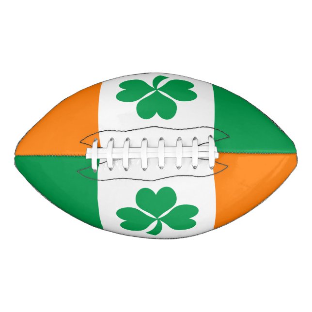 Flag of Ireland Shamrock American Football (Front)