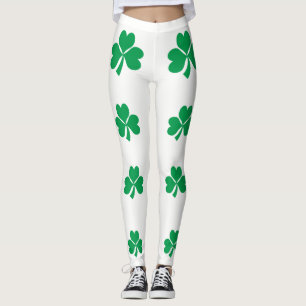 Flag of Ireland Shamrock Leggings
