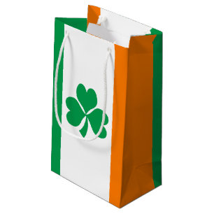 Flag of Ireland Shamrock Small Gift Bag