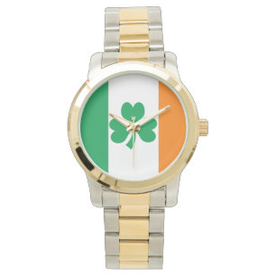 Flag of Ireland Shamrock Watch