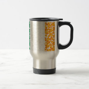 Flag of Ireland Shamrocks Travel Mug