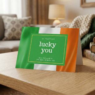 Flag of Ireland St. Patrick's Day Greeting Card