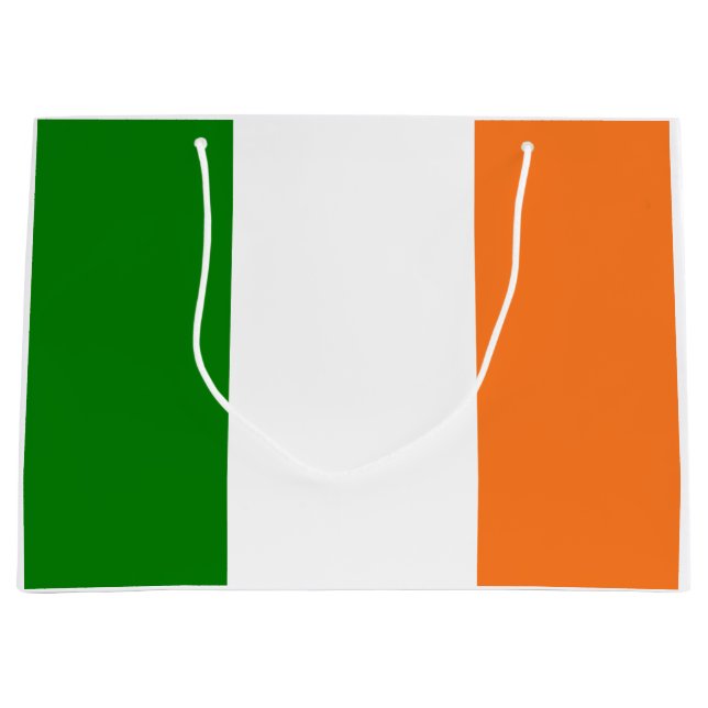 Flag of Ireland Total Large Gift Bag (Front)