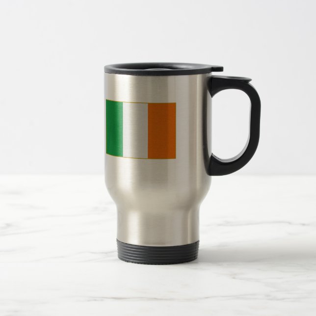 Flag of Ireland Travel Mug (Right)