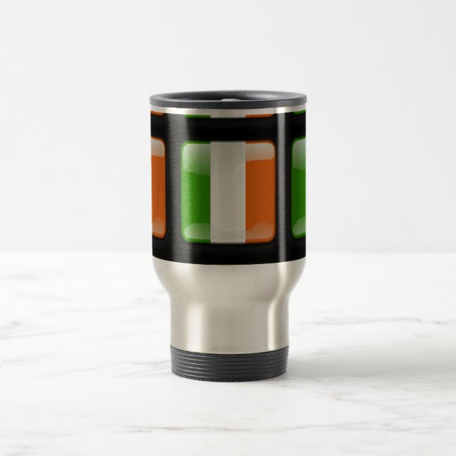 Flag of Ireland Travel Mug (Center)