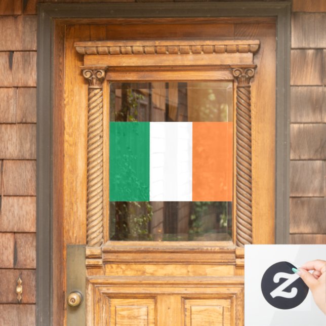 Flag of Ireland Window Cling (Home Door)