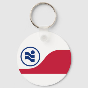 Flag of Irving, Texas Key Ring